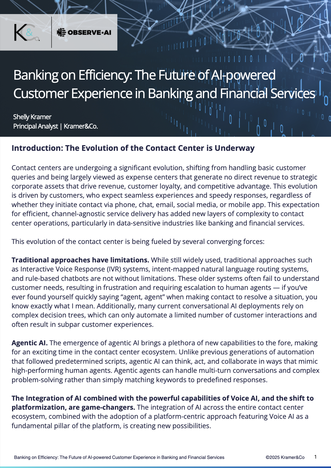 Banking on Efficiency: The Future of AI-powered Customer Experience in Banking and Financial Services